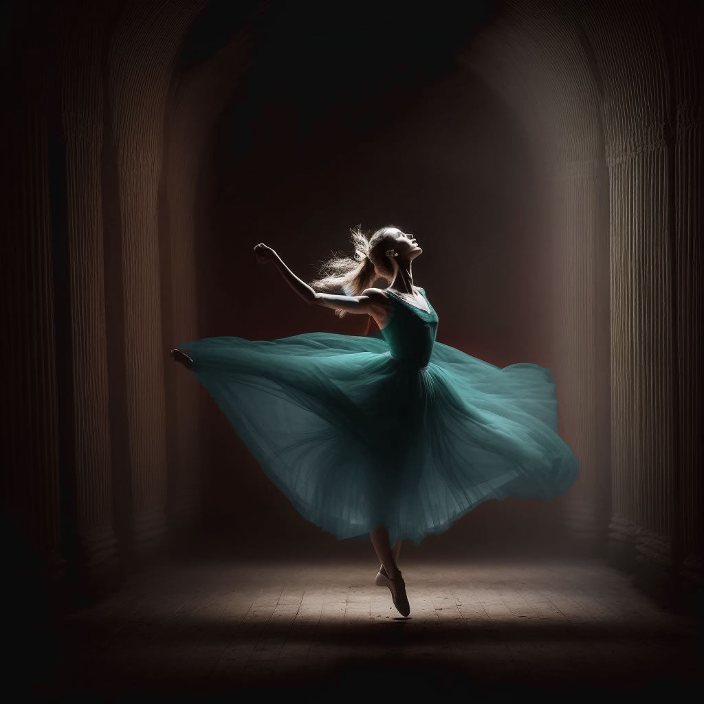 Shapes - Blue Ballerina