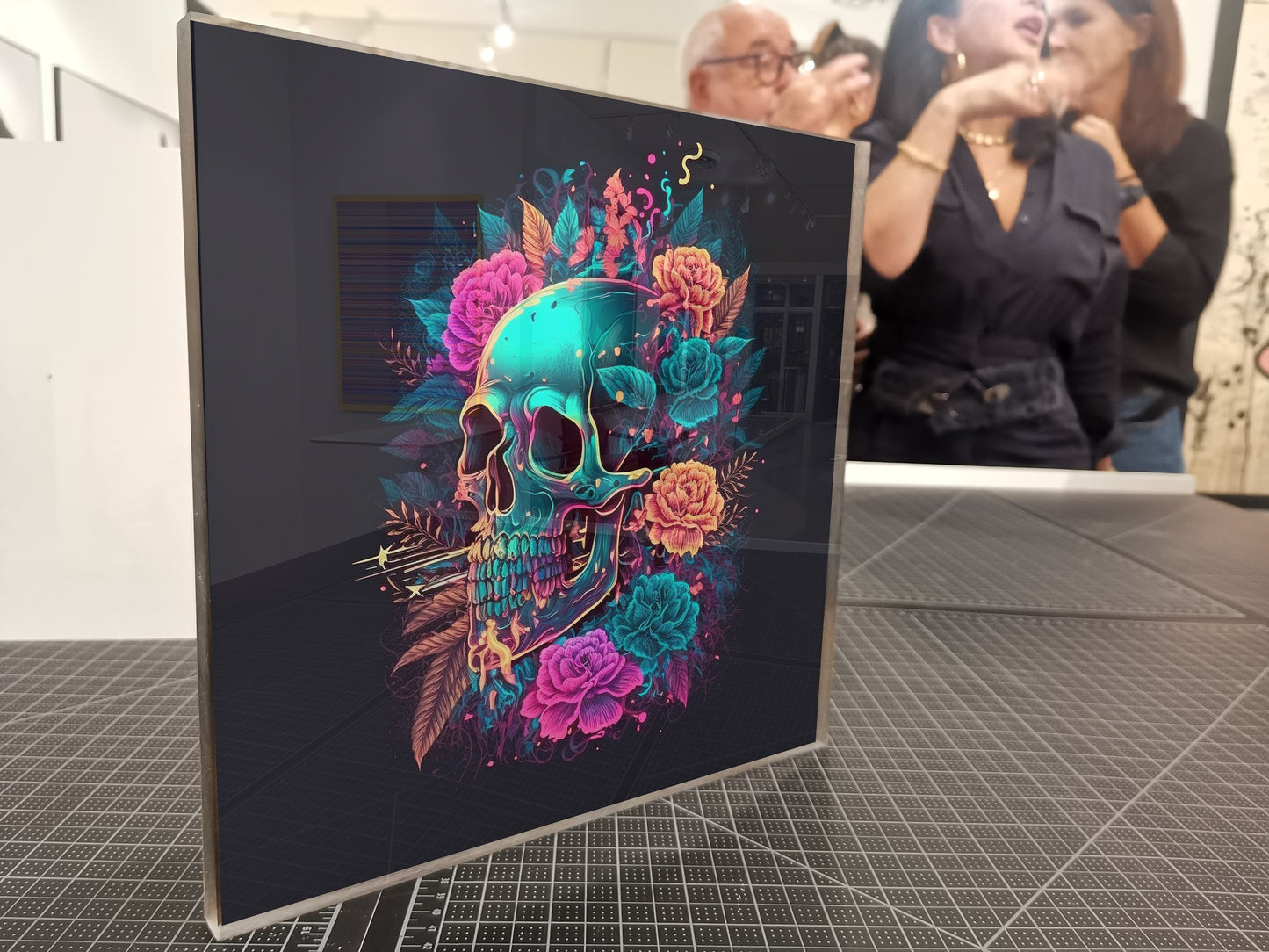 Neon Skull George the III