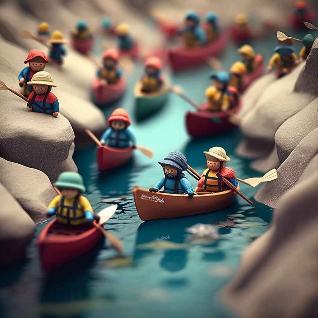 Little People Kayaking