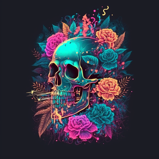 Neon Skull Memorial