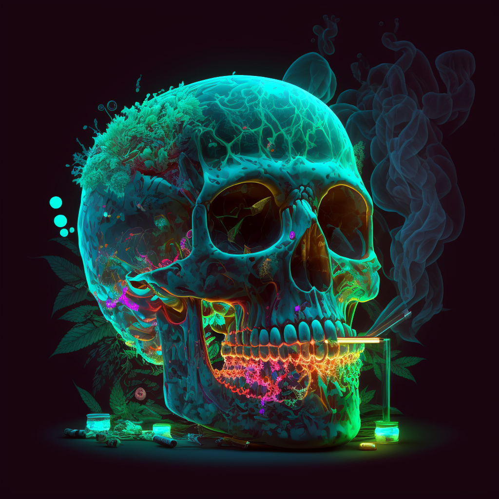 Neon Skull Radio Herb